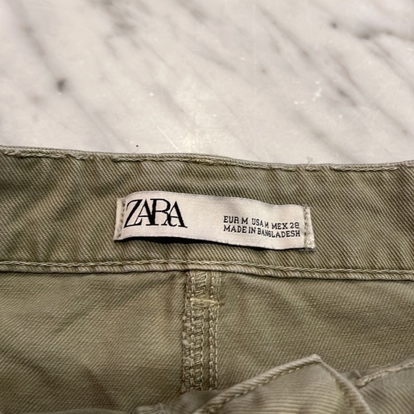 Zara High Waisted Cargo Skirt, Size M - Picture 3 of 9